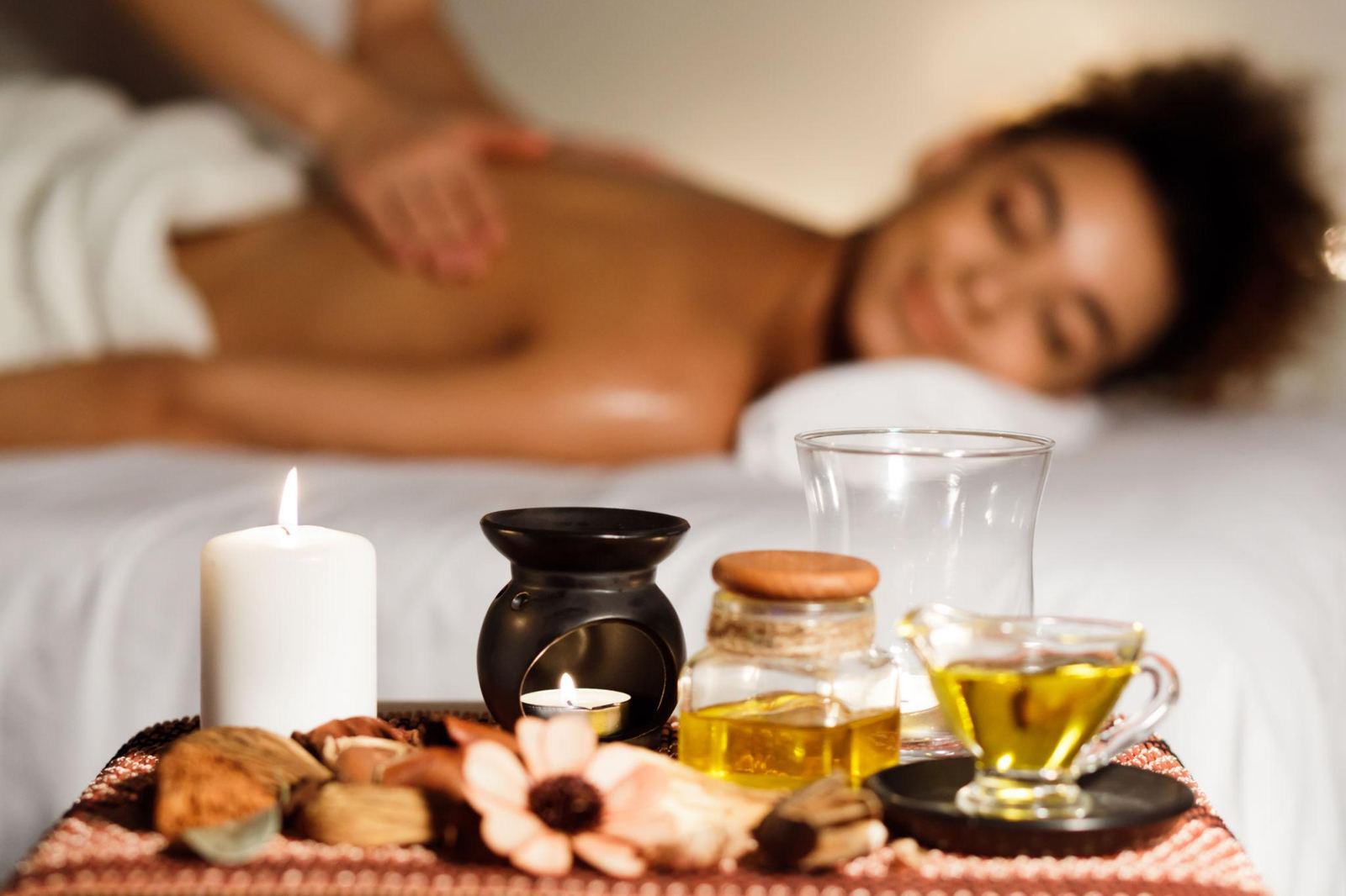 Luxury spa massage therapy